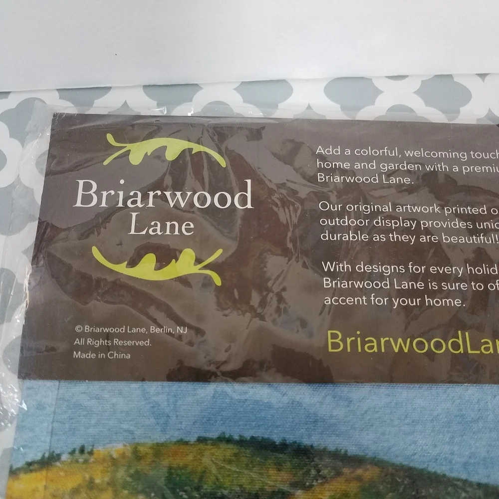 Briarwood Lane Garden Flag Nwt 12.5 x 18